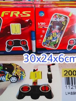 รถบังคับFR-S ลายกราฟฟิตี้ รถบังคับ รถของเล่น ของเล่น ของเล่นเด็ก วัสดุแข็งแรงทนทาน พร้อมรีโมทบังคับ และถ่านชาร์จ Toy world