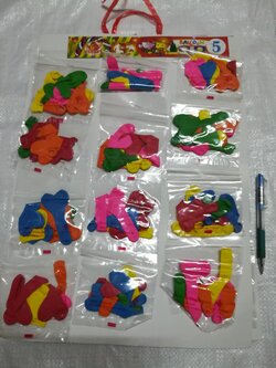 ลูกโป่งหัวใจจิ๋ว แผง