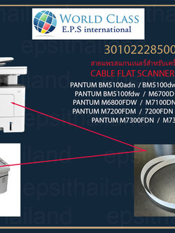 PANTUM สายแพรสแกนเนอร์ PANTUM SCAN HEAD FLAT CABLE BM5100DN/ADW/FDN/FDW/BM7100DN/DW/FD/FDN/FDW/M6700D/DW/M6800FDW/M7100DN/DW/M7200FDM/FDN/DW/M7300FDN/FDW 0 กรัม