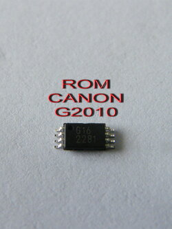 ICROM ไอซีรอมพร้อมใช้งาน canon g2010 แก้อาการบอร์ดล็อค เครื่องฟ้องerror e10 สามารถใส่แล้วใช้งานได้เลย 200 กรัม