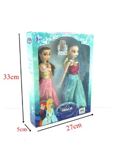 ตุ๊กตามีเสียง2ตัว ตุ๊กตาเจ้าหญิง