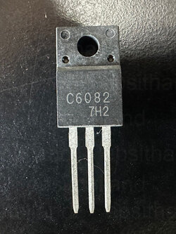 ทรานซิสเตอร์ เบอร์C6082 สำหรับปริ้นเตอร์ EPSON L1300 อะไหล่ในเมนบอร์ด อาการเปิดเครื่องไม่ติด หัวพิมพิมพ์ซ็อต 300 กรัม