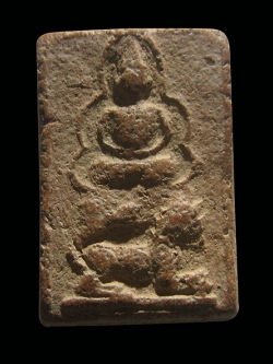 หลวงพ่อผาด วัดดงตาล พิมพ์ทรงสิงห์ จุกแดง สภาพสวยครับ /3