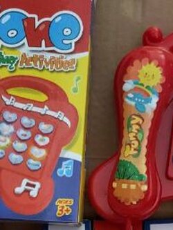 โทรศัพท์รูปสัตว์ โทรศัพท์ของเล่น ของเล่นเด็ก มีแสง มีเสียง แข็งแรง ทนทาน รูปทรงน่ารัก