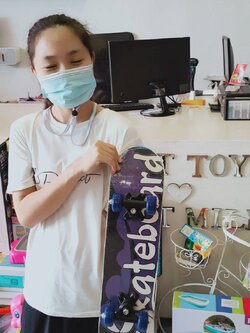 สเก็ตบอร์ด ไซต์ S ของเล่นเสริมทักษะ ฝึกการทรงตัว