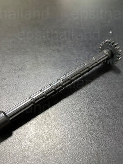 HP Q7400-40047 เพลาขับตัวป้อนกระดาษ SHAFT,DOCUMENT FEEDER (ADF) PICK EXTENSION FOR HP M1530/M1536/M175/M177/M181/M225/M226/M276/M281/M377M426/M427/M477/CM1410/CM1415 300 กรัม