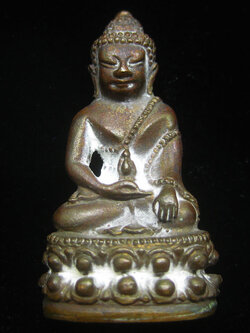 พระกริ่ง ญสส.เพชรกลับ วัดบวรนิเวศวิหาร ปี2533 หมายเลข ๔๐๐