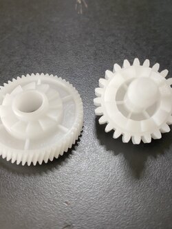 HP RU7-0753-000 FUSER DRIVE GEAR 24T/58T FOR HP LaserJet Pro M125/M126/M127/M128 300 กรัม