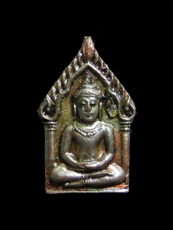 (7) พระขุนแผนยอดขุนพลจิ๋ว ลพ.สาคร เนื้อสัตตตะโลหะ ปี ๓๓ คลุกสีผึ้งหลวงปู่แก้ว