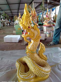 พญานาค สีทอง รุ่นทวีทรัพย์