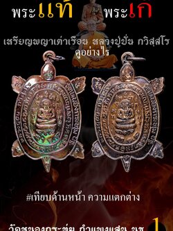 พญาเต่าเรือน รุ่นแรก มีเก๊ตั้งแต่พระออกได้ประมาณ 1-2เดือน