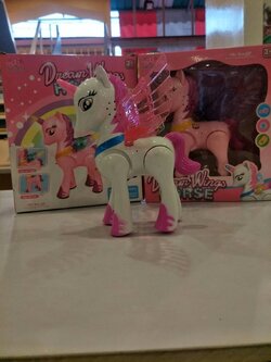 ม้ายูนิคอร์ ของเล่น ม้ายูนิคอร์เดินได้ มีเสียง มีแสง