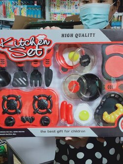ชุดครัว ชุดครัวของเล่น ของเล่นเด็ก ของเล่นเสมือนจริง ของเล่นบทบาทสมมุติ ของเล่นเสริมสร้างจิตนาการ