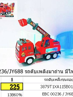 รถดับเพลิงชนถอย