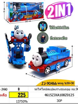 รถไฟโทมัสแปลงร่างชนถอย no.90466