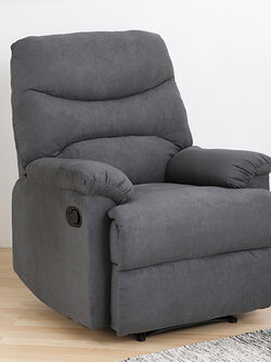 เก้าอี้โซฟา โซฟาผ้า โซฟาปรับนอน เก้าอี้ปรับระดับ โซฟาเดี่ยว เก้าอี้เอนหลัง เก้าอี้ปรับเอนนอน เก้าอี้เอนนอน โซฟาพักผ่อน โซฟานุ่มๆ รุ่น HC-047 (สีเทา)