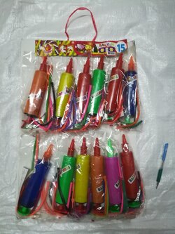 ลูกโป่งไส้ไก่ + กระบอกสูบ