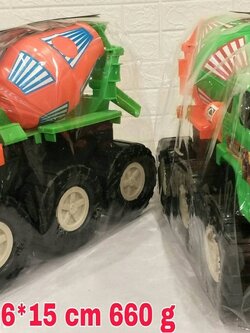 รถผสมปูนล้อโต 546 รถก่อสร้าง รถของเล่น ของเล่นเด็ก