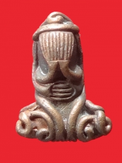 (1) พระปิดตามหาอุตยันต์ยุ่ง หลวงพ่อเกตุ วัดเกาะหลัก ปี 2534 (พิมพ์นะหัวเข่า) เนื้อทองแดง