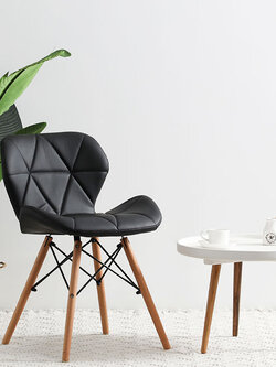 เก้าอี้โมเดิร์น เก้าอี้กินข้าว เก้าอี้สไตล์โมเดิร์น เก้าอี้ร้านกาแฟ เก้าอี้ทานอาหาร modern chair เก้าอี้มีพนักพิง เก้าอี้พิงหลัง รุ่น HC-035