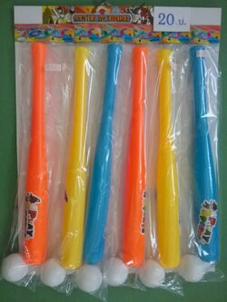 ไม้เบสบอล+ลูก