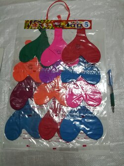 ลูกโป่งหัวใจยักษ์ แผง