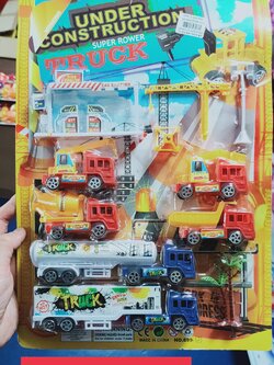 รถบรรทุกแก๊ส สถานีน้ำมัน ของเล่นบทบาทสมมุติ