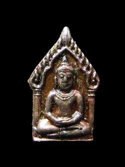 (3) พระขุนแผนยอดขุนพลจิ๋ว ลพ.สาคร เนื้อสัตตตะโลหะ ปี ๓๓ คลุกสีผึ้งหลวงปู่แก้ว