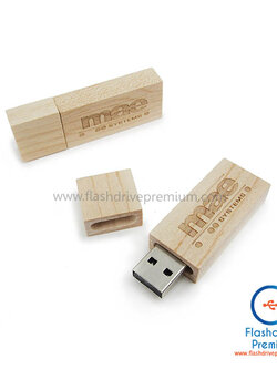 แฟลชไดร์ฟไม้ (Wooden Flashdrive)