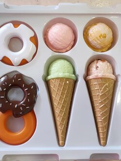 ชุดโดนัท ไอศกรีม ของเล่นเด็ก ของเล่นเสริมจิตนาการ