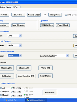 canon ST4905 โปรแกรมเคลีย์ซัพหมึก CANON G1000/G2000/G3000 และแคนนอนรุ่นที่ระบุ general tool v,4905 0 กก.