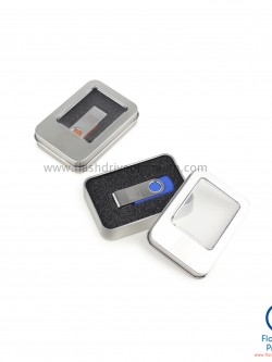 แฟลชไดร์ฟพลาสติก ฝาหมุน (USB Premium)