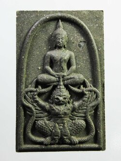 (15) พระสมเด็จทรงครุฑ หลวงปู่ผาด วัดไร่ ปี 2554 เนื้อว่านกากยายักษ์