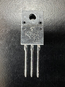 Transistormosfet ทรานซิสเตอร์มอสเฟต เบอร์ K3564 สำหรับซ่อมพาเวอร์บอร์ดปริ้นเตอร์ EPSON LQ310 250 กรัม