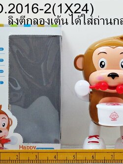 ลิงตีกลองเต้นได้ ใส่ถ่าน