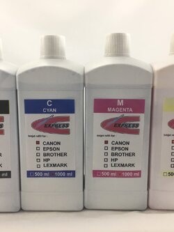 BROTHER JBB-BK น้ำหมึกเติมสีดำ 1000 ml. ยี่ห้อ Express ใช้เติมกับเครื่องพิมพ์ Brother inkjet ทุกรุ่น 1,124 กรัม