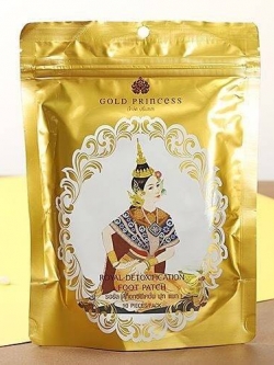 GOLD PRINCESS แผ่นแปะเท้าดูดสารพิษ皇家足贴
