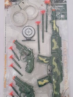 ปืนยาวทหารเขียว ปืนยาว ปืนสั่น ปืนทหาร ชุดปืนของเล่น ของเล่นเด็ก ของเล่นเสริมจิตนาการ ของเล่นบทบาทสมมุติ ของเล่นเสมือนจริง