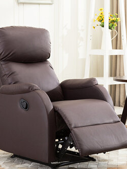 โซฟาปรับนอน พร้อม ที่วางของอเนกประสงค์ โซฟาเบด โซฟาหนังเทียม โซฟาหนัง เก้าอี้โซฟา เก้าอี้ปรับระดับ โซฟาเดี่ยว เก้าอี้ปรับเอนนอน เก้าอี้เอนหลัง HC-055