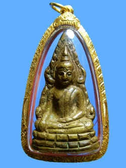 พระพุทธชินราชอินโดจีน ปี 2485 พิมพ์สังฆาฎิยาว หน้านาง