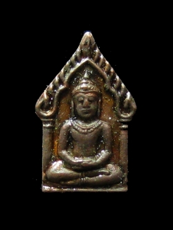 (6) พระขุนแผนยอดขุนพลจิ๋ว ลพ.สาคร เนื้อสัตตตะโลหะ ปี ๓๓ คลุกสีผึ้งหลวงปู่แก้ว