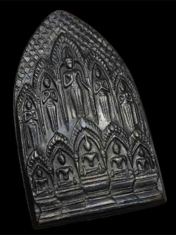 (03) สิบทัศน์ ลพ.เงิน วัดดอนยายหอม พิมพ์กลาง บล็อคนิยม ศอกขาด ปี12.สภาพสวยแชมป์ ผิวปรอท