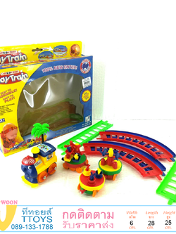 รถไฟชิงช้าสวรรค์ รถไฟราง รถไฟใส่ถ่าน CARTOON SERIES PLAY TRAIN