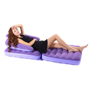 โซฟาลม 2in1 เก้าอี้เป่าลม ที่นอนเป่าลม โซฟาญี่ปุ่น เก้าอี้ญี่ปุ่น ที่นอนลม โซฟานั่งพื้น ที่นั่งเป่าลม โซฟานั่งพื้น เก้าอี้นอน (สีม่วง) รุ่น HC-025