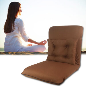 เบาะนั่งสมาธิ ปรับได้ 6ระดับ พร้อมหมอนอิง เบาะรองนั่งสมาธิ เก้าอี้นั่งพื้น เก้าอี้สวดมนต์ เบาะรองนั่งมีพนักพิง เก้าอี้นั่งสมาธิ เบาะรองนั่งพื้น HC-057