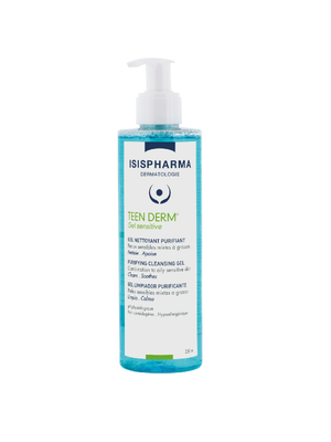 ISISPHARMA TEEN DERM GEL Sensitive เจลล้างหน้าสำหรับผู้ที่เป็นสิวอุดตันหรือสิวอักเสบที่รุนแรงถึงปานกลาง เหมาะสำหรับผิวแพ้ง่าย สำเนา