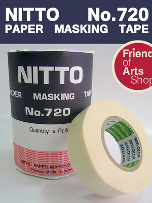 กระดาษกาวย่น เทปกระดาษ NITTO No.720 (นิตโต้ เทป)