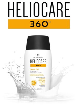 Heliocare 360 Water Gel SPF50+ ปกป้องครบทุกรังสี กันน้ำ PM2.5 ไม่อุดตัน