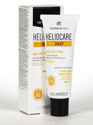 Heliocare 360 Gel Oil Free Dry Touch SPF 50 กันแดด ไม่วอก ไม่มัน ไม่อุดตัน