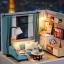 โมเดลห้องนั่งเล่นdining room blue skyสำหรับนักประดิษฐ์บ้านจิ๋วโดยเฉพาะแบบใหม่ล่าสุด